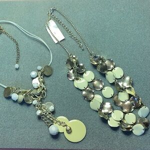 FINAL SALE PRICE Triple Strand & Coordinating Necklace Set
